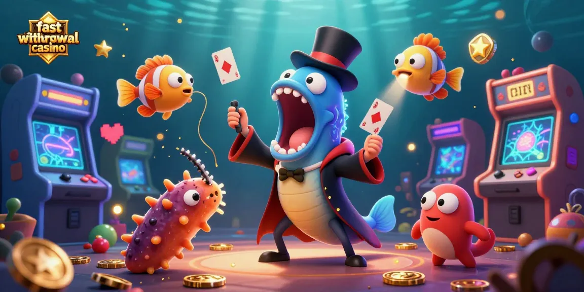 Experience thrilling moments at a fast withdrawal casino with lively 3D characters and arcade elements.