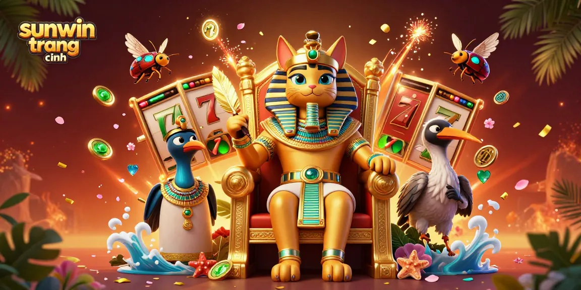 Experience the excitement at sunwin trang chính with vibrant casino elements in a rich 3D scene.